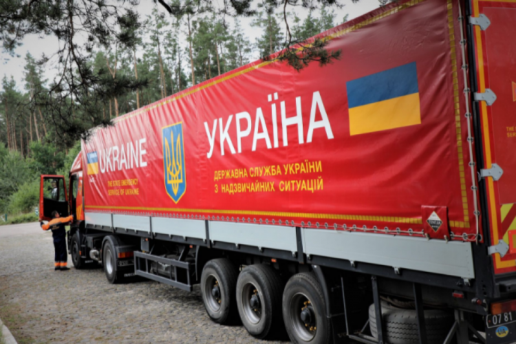 Україна направила Литовській Республіці понад 48 тонн гуманітарного вантажу для безпекових потреб