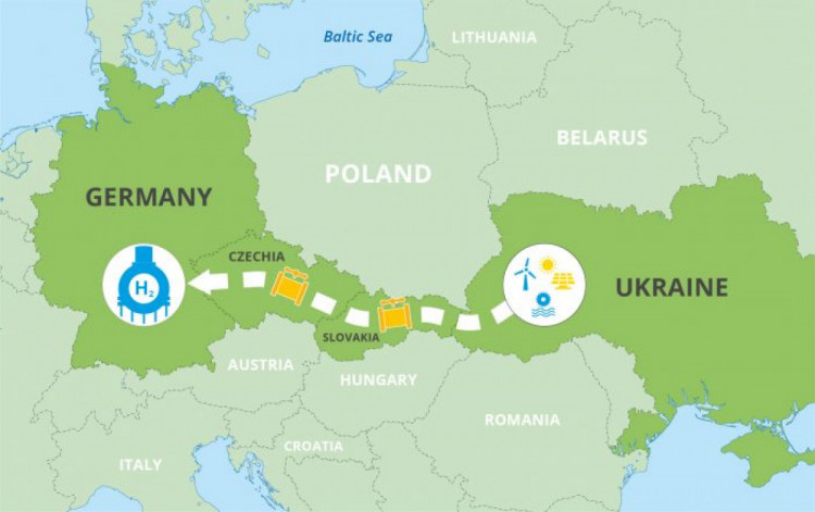 Оператор газотранспортной системы Украины сообщил о создании совместного с Германией, Чехией и Словакией водородного коридора