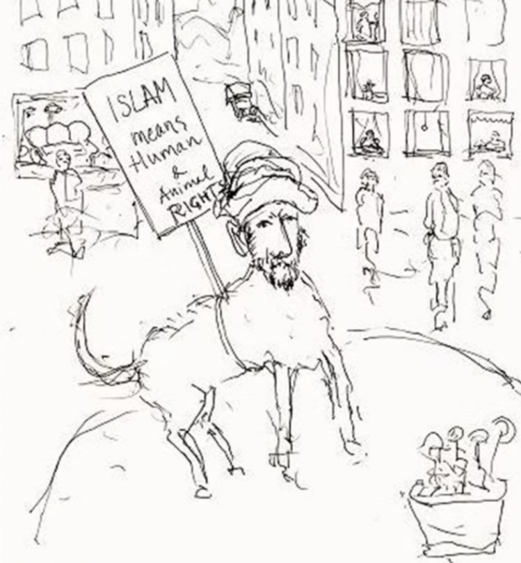 Карикатура на пророка Мухаммеда Ларс Вилкс