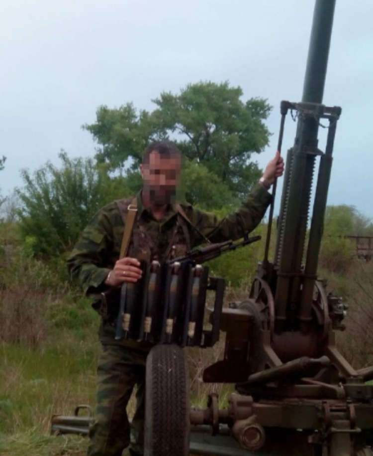 Новые фотографии задержанного в Украине боевика Косяка