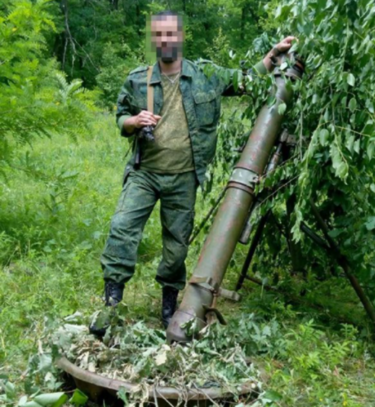 Бойовик Косяк з "ЛНР" зі зброєю