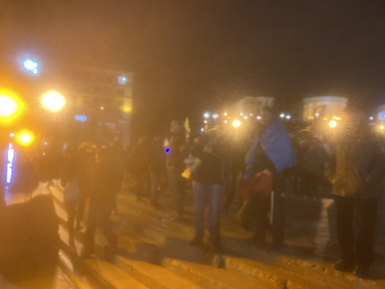 На Майдане Незалежности началась акция протеста с требованием уволить Ермака (ФОТО)
