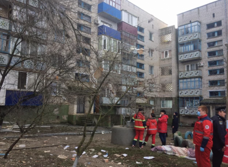 Новая Одесса фото последствий взрыва