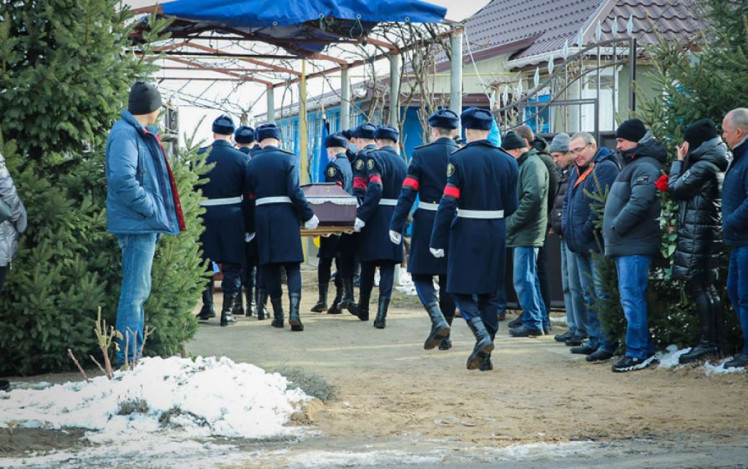 Похорон загиблого нацгвардійця