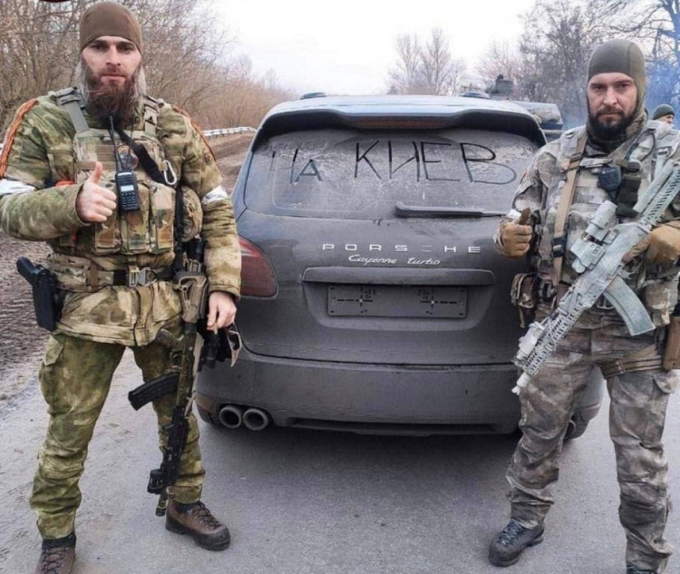 Чеченские оккупанты идут на Киев